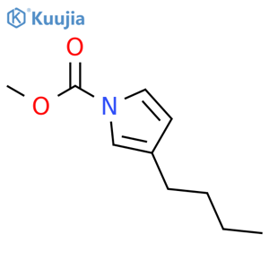 1H-Pyrrole-1-carboxylicacid, 3-butyl-, methyl ester structure