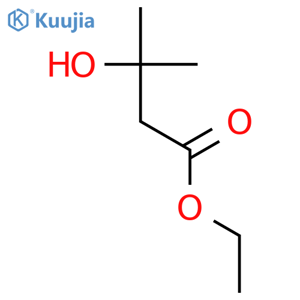 Ethyl 3-hydroxy-3-methylbutanoate structure