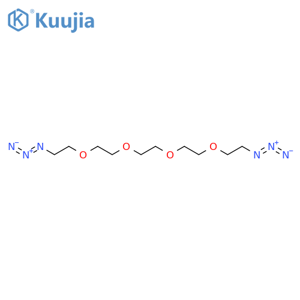 1,14-Diazido-3,6,9,12-tetraoxatetradecane structure