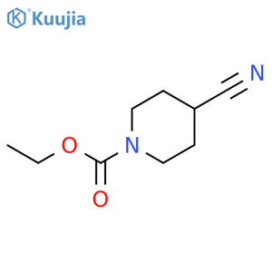 Ethyl 4-cyanopiperidine-1-carboxylate structure