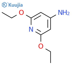 2,6-Diethoxypyridin-4-amine structure