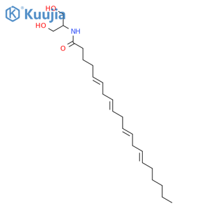 5,8,11,14-Eicosatetraenamide,N-[2-hydroxy-1-(hydroxymethyl)ethyl]-, (5Z,8Z,11Z,14Z)- structure