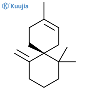 Spiro[5.5]undec-2-ene,3,7,7-trimethyl-11-methylene-, (6R)- structure