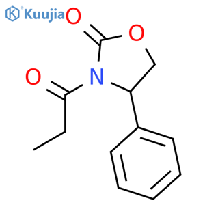 (S)-4-Phenyl-3-propionyloxazolidin-2-one structure