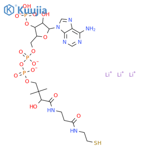 Coenzyme A Trilithium Salt structure