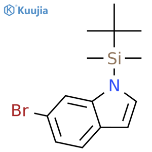 6-Bromo-1-(tert-butyldimethylsilyl)indole structure