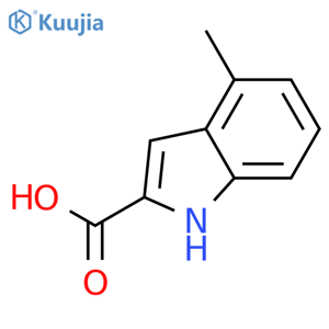 4-Methyl-1H-indole-2-carboxylic acid structure