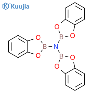 1,3,2-Benzodioxaborol-2-amine, N,N-bis(1,3,2-benzodioxaborol-2-yl)- structure