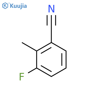 3-Fluoro-2-methylbenzonitrile structure