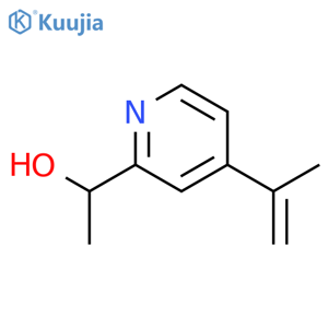 2-Pyridinemethanol, a-methyl-4-(1-methylethenyl)- structure