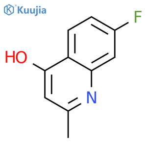 7-Fluoro-2-methylquinolin-4-ol structure