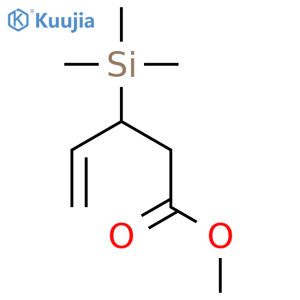 Methyl 3-(trimethylsilyl)-4-pentenoate structure