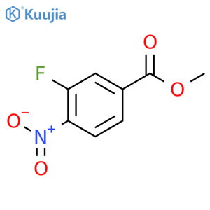 methyl 3-fluoro-4-nitro-benzoate structure