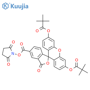 5-Carboxyfluorescein Dipivalate N-Hydroxysuccinimide Ester structure