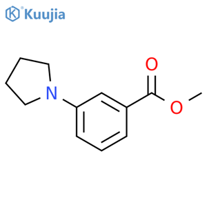 Methyl 3-(pyrrolidin-1-yl)benzoate structure