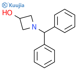 1-benzhydrylazetidin-3-ol structure