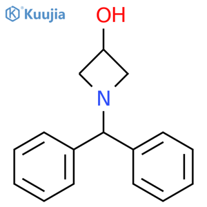 1-Benzhydrylazetidin-3-ol structure