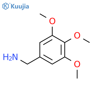 (3,4,5-trimethoxyphenyl)methanamine structure