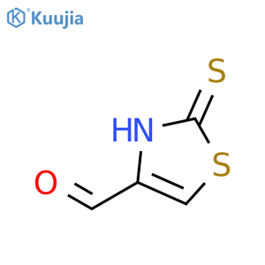 4-Thiazolecarboxaldehyde,2,3-dihydro-2-thioxo- structure