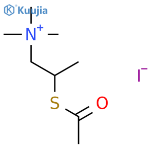 1-Propanaminium,2-(acetylthio)-N,N,N-trimethyl-, iodide (1:1) structure