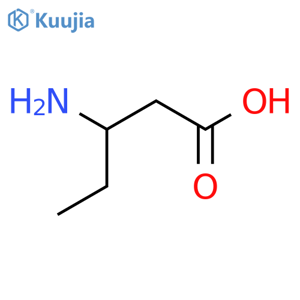 3-Amino-pentanoic Acid structure