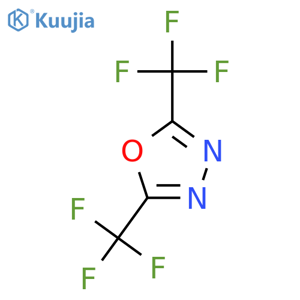 1,3,4-Oxadiazole,2,5-bis(trifluoromethyl)- structure