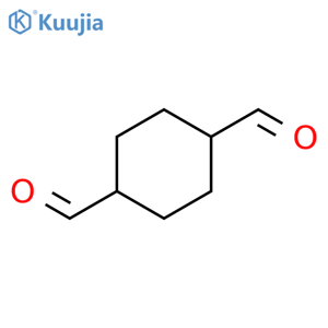 1,4-Cyclohexanedicarboxaldehyde, trans- (9CI) structure