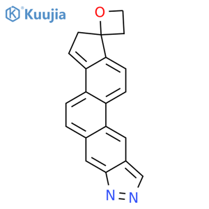 Spiro[cyclopenta[7,8]phenanthro[2,3-c]pyrazole-1(2H),2'-oxetane](8CI,9CI) structure