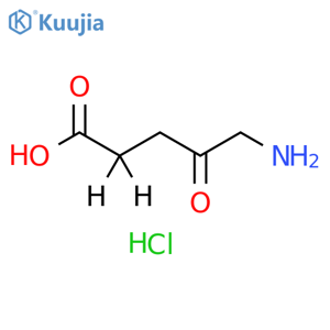 Pentanoic-2,2-d2 acid,5-amino-4-oxo-, hydrochloride (9CI) structure