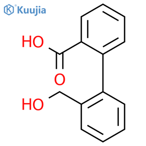 2-(2-Hydroxymethylphenyl)benzoic Acid structure