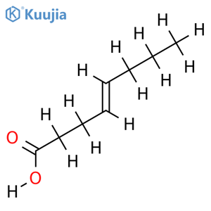 (E)-form-4-Octenoic acid , structure