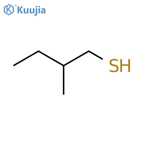 2-Methyl-1-butanethiol structure