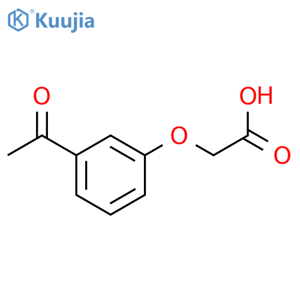 (3-Acetylphenoxy)acetic Acid structure