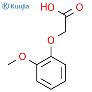 2-(2-methoxyphenoxy)acetic acid structure