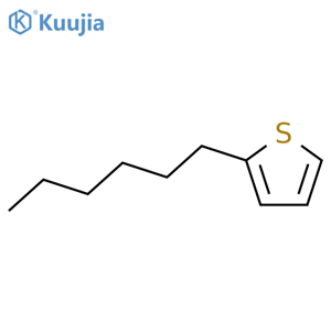 2-Hexylthiophene structure