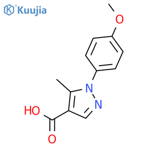 1-(4-Methoxyphenyl)-5-methyl-1H-pyrazole-4-carboxylic Acid structure