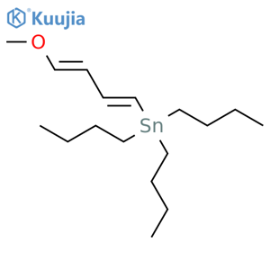 Stannane, tributyl(4-methoxy-1,3-butadienyl)- structure