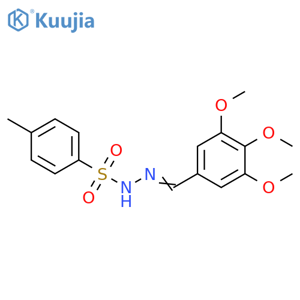 N'1-(3,4,5-trimethoxybenzylidene)-4-methylbenzene-1-sulfonohydrazide structure