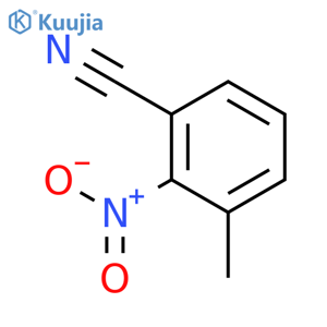 3-Methyl-2-nitro-benzonitrile3-cyano-2-nitrotoluene structure