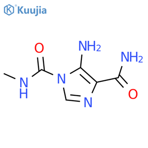 5-Amino-N1-methyl-1H-imidazole-1,4-dicarboxamide structure