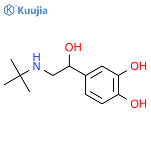 1,2-Benzenediol,4-[2-[(1,1-dimethylethyl)amino]-1-hydroxyethyl]- structure