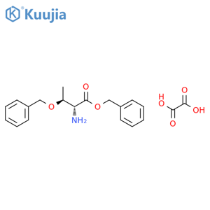 O -Benzyl-D-threonine benzyl ester oxalate(1:1) structure