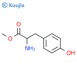 Tyrosine, methyl ester structure