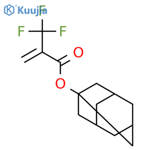 2-Propenoic acid,2-(trifluoromethyl)-, tricyclo[3.3.1.13,7]dec-1-yl ester structure