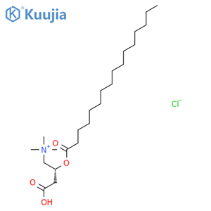 L-Palmitoylcarnitine chloride structure