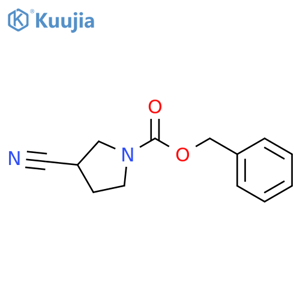 Benzyl 3-cyanopyrrolidine-1-carboxylate structure