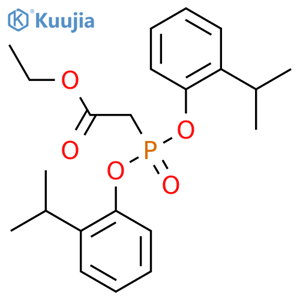 Ethyl-di-(2-isopropylphenyl)phosphonoacetate structure