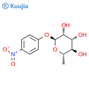 4-Nitrophenyl α-L-Rhamnopyranoside structure