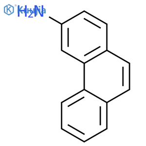 Phenanthren-3-amine structure