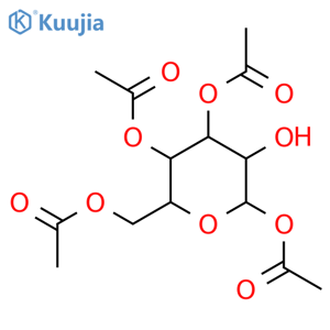 1,3,4,6-Tetra-O-acetyl-b-D-mannopyranose structure